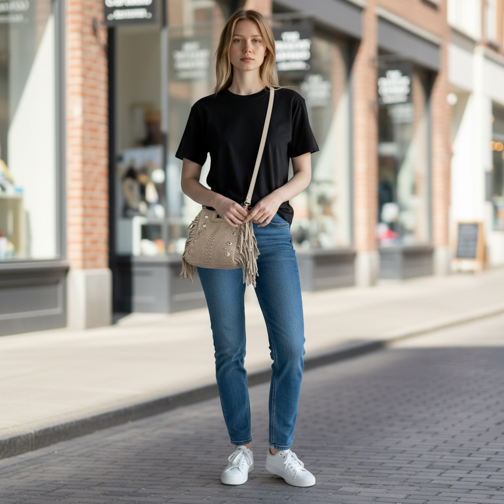 Petit Sac Hippie beige nude