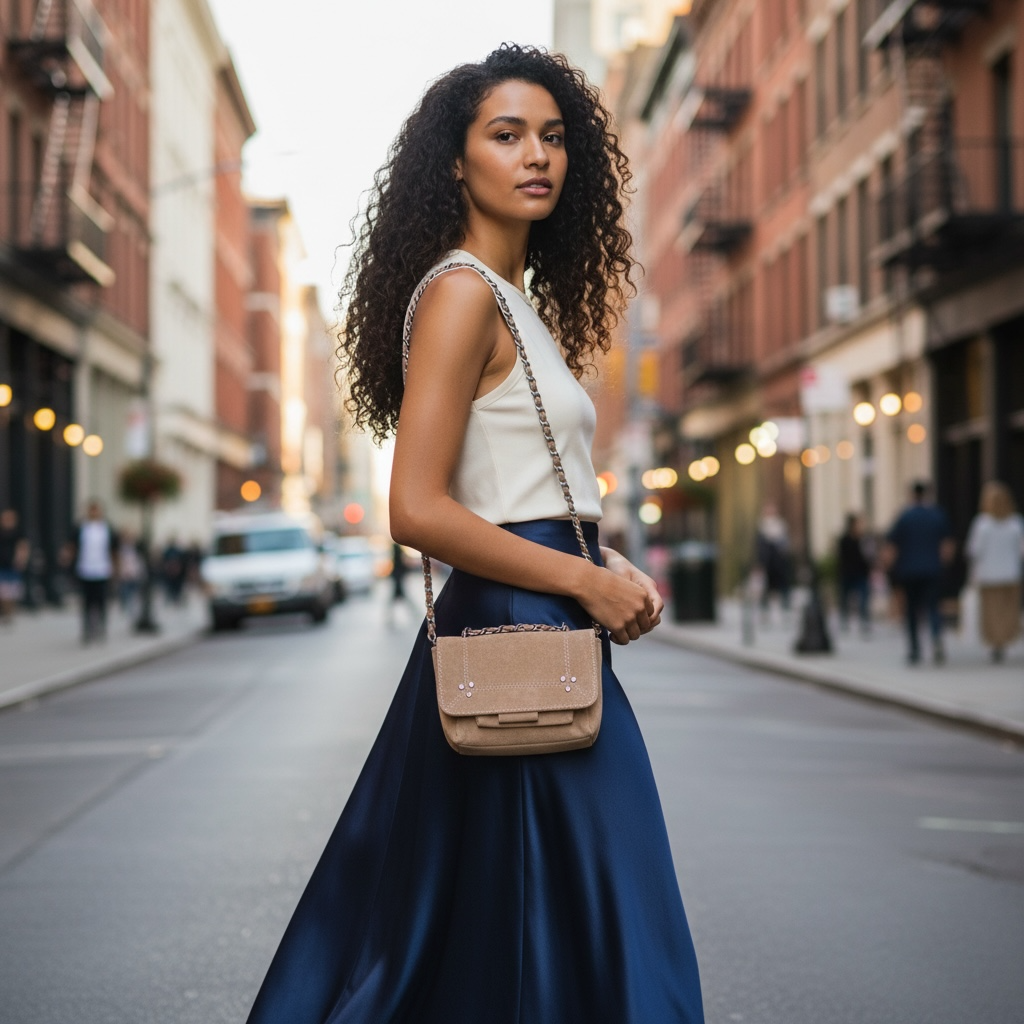 Le Petit Provence – Beige Sable, Cuir Retourné