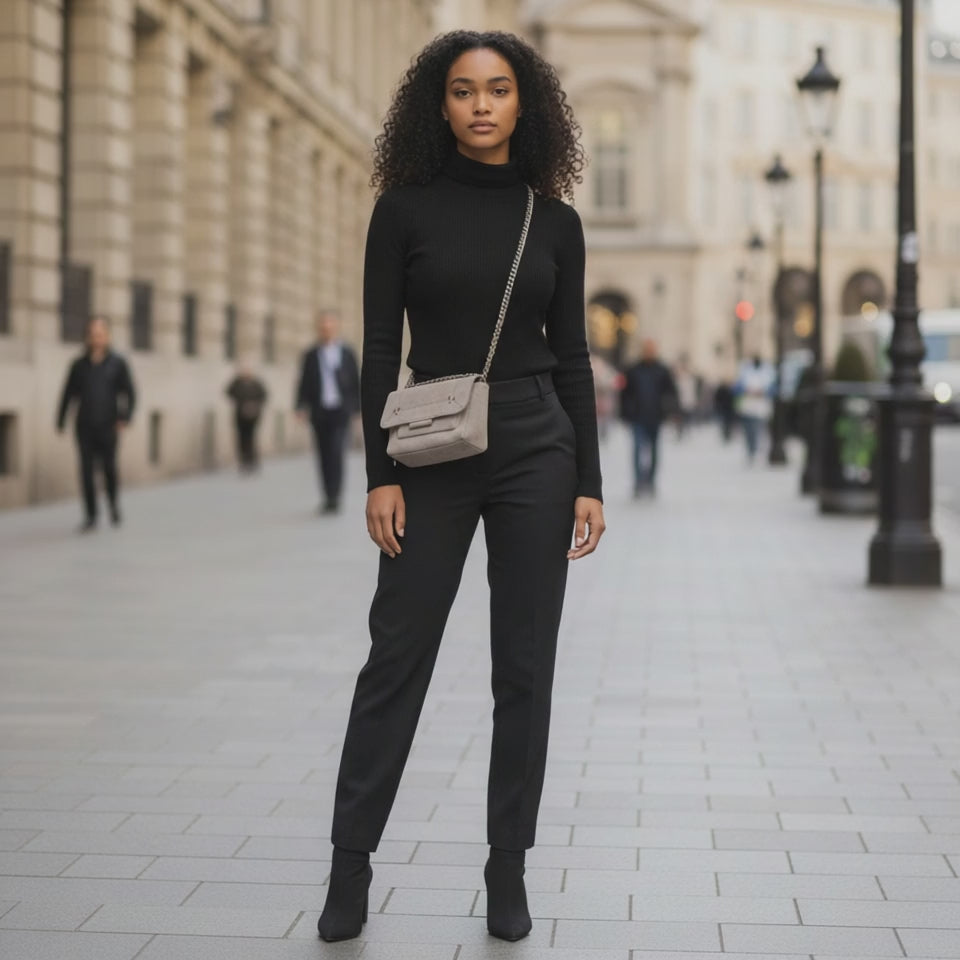 Le Petit Provence – Taupe Grisé, Cuir Retourné